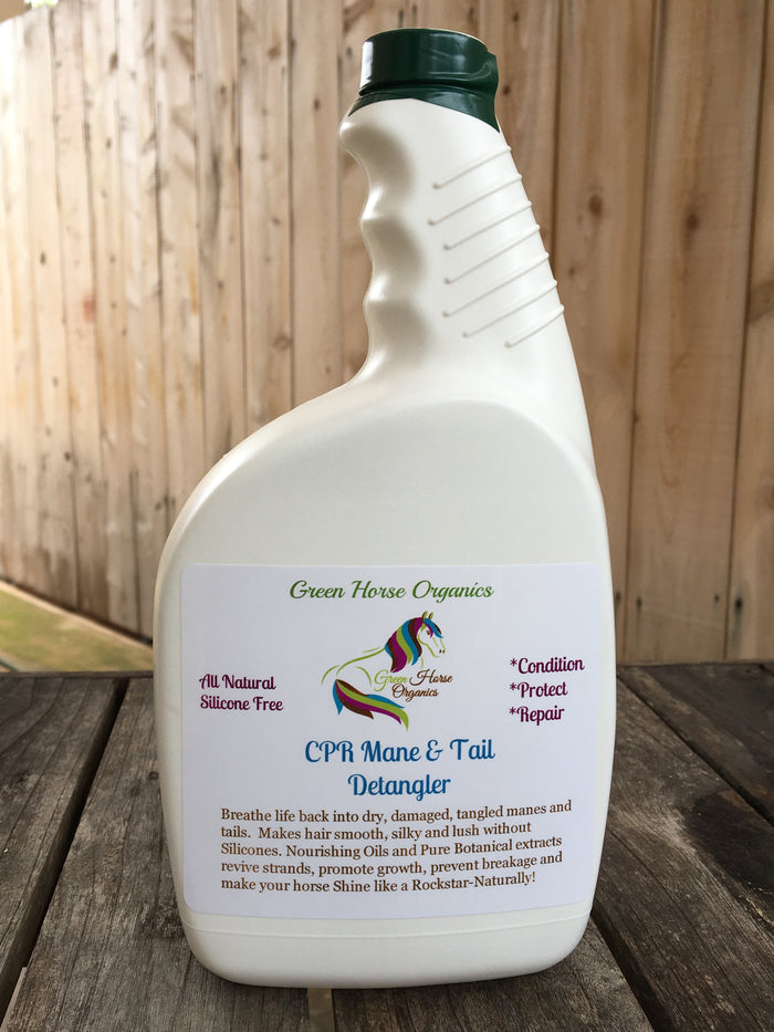 Green Horse Organics CPR Mane & Tail Detangler (24 oz Spray)