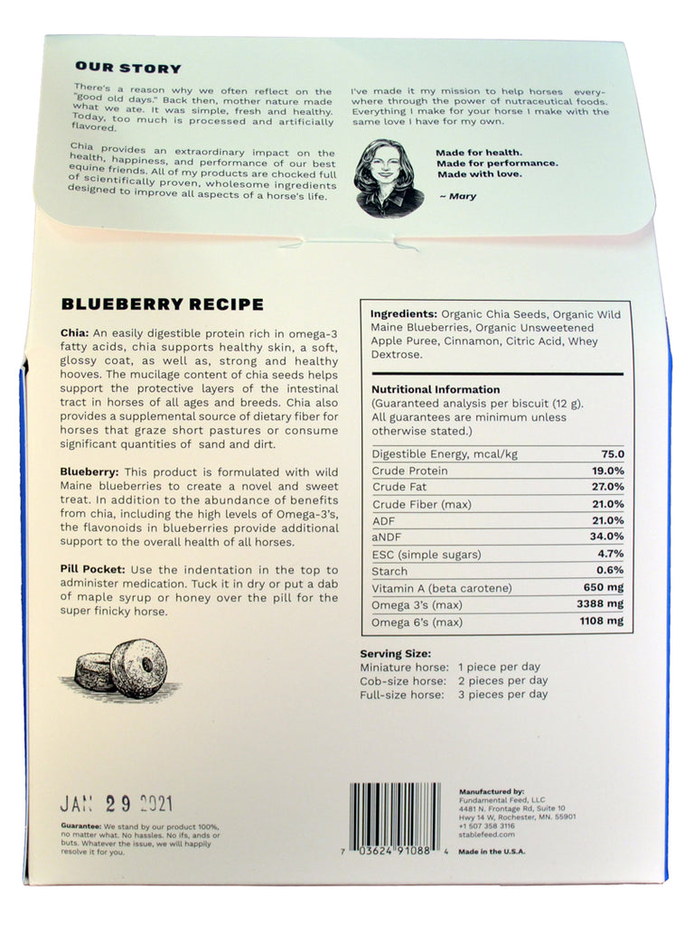 Blueberry Chia Omega-3 Support by StableFeed