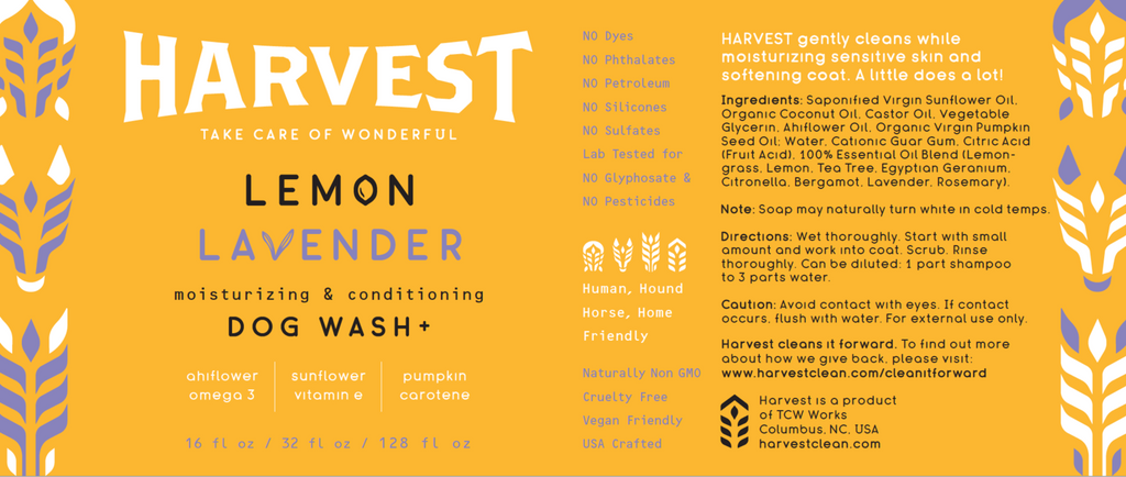 HARVEST Dog Wash+