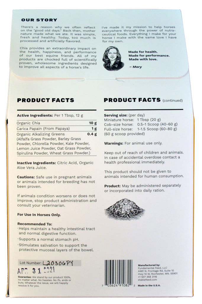 Papaya Chia Gastric Support by StableFeed