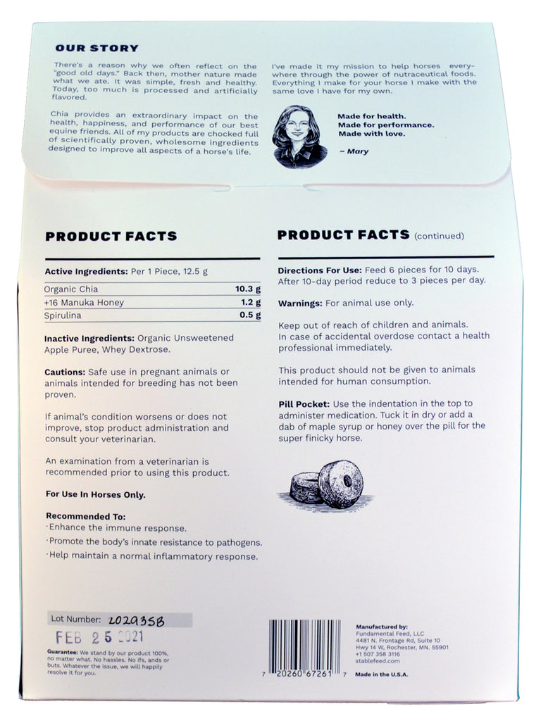 Spirulina Chia Immune Support by StableFeed